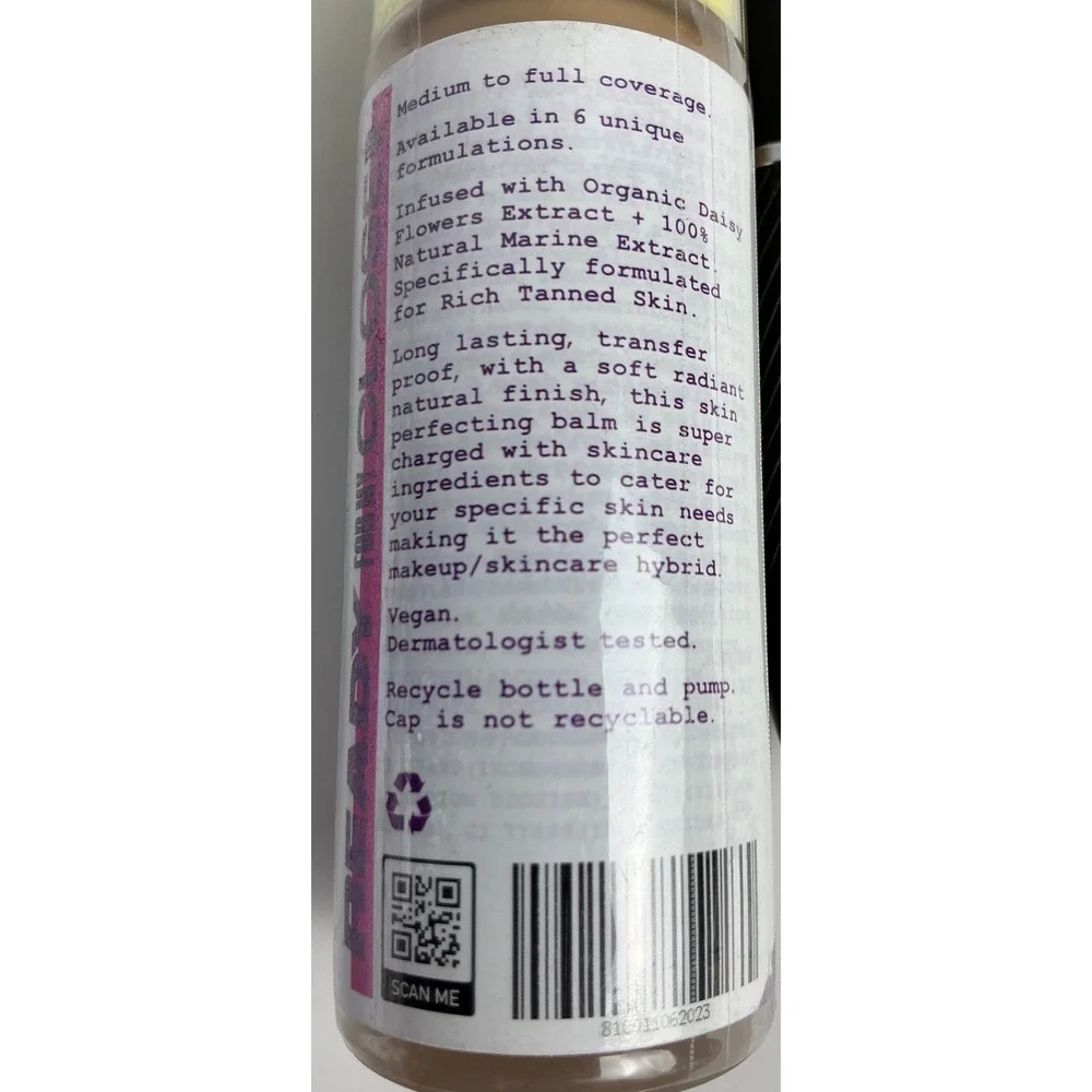 UOMA Beauty Flawless IRL Foundation Bronze Venus T1 1 fl oz New‎